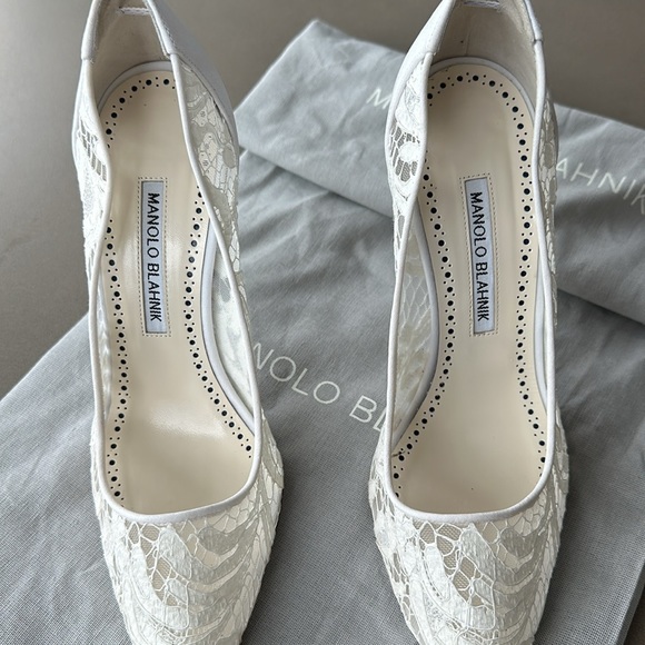 MANOLO BLAHNIK Bridal shoes (size EU: 37 US: 7) - Picture 3 of 13